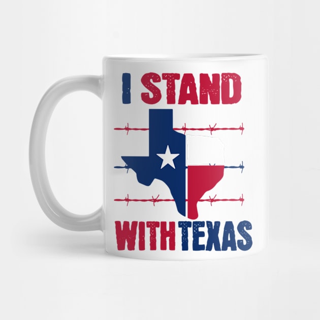 I-stand-with-Texas by Quincey Abstract Designs